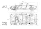 Porsche 914 Bauplan Zeichnung A4 Foto