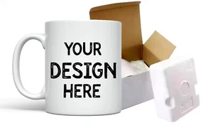 High Quality Mug Personalized Mug Custom Gift Coffee Mug 11 OZ Ceramic Cup W/box - Picture 1 of 1