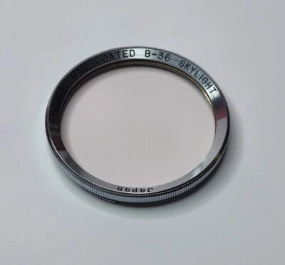 Vemar B-36 Bay II Skylight Glass Lens Filter Japan B 36 BAYONET For Rolleiflex - Image 1 of 4