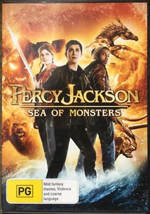 Percy Jackson-Sea of Monsters (2013 Logan Lerman) DVD AS NEW - Picture 1 of 3