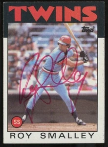 Roy Smalley #613 signed autograph auto 1986 Topps Baseball Trading Card - Picture 1 of 1