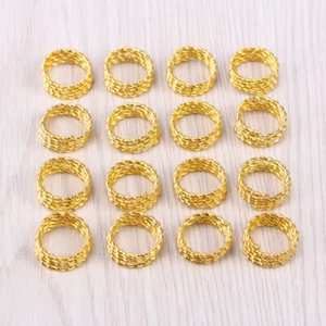 30 Pcs Hair Extension Miss Decoration Filigree Tube Jewels for Braids - Afbeelding 1 van 11