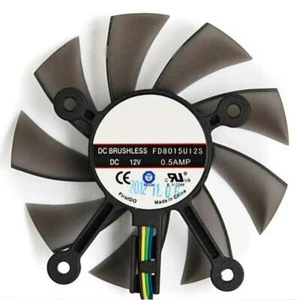 75MM FD8015U12S DC12V 0.5AMP 4PIN Cooler Fan For GTX 560 GTX550Ti HD7850 Video - Afbeelding 1 van 8