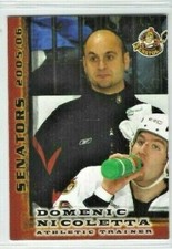 2005-06 Binghamton Senators (AHL) Domenic Nicoletta