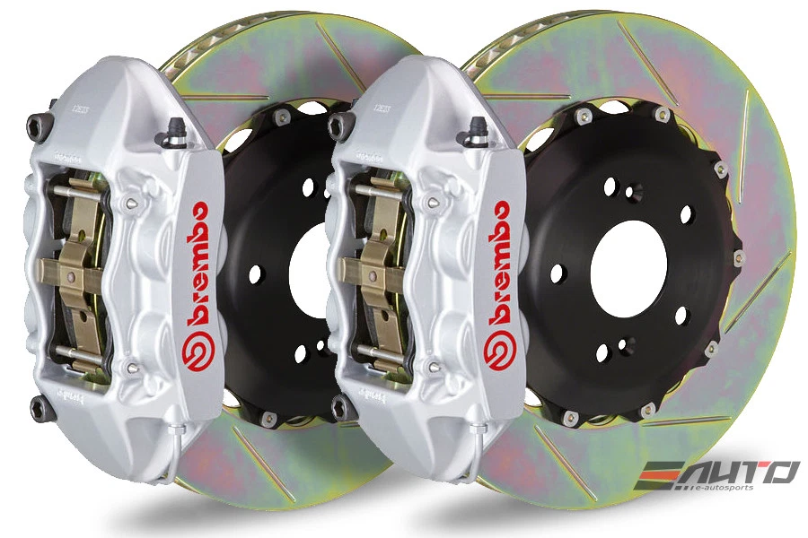 Rotor de ranura Brembo Front GT Brake BBK 4Pot Silver 328x28 para Miata MX-5 MX5 16-17 Foto 1 de 1