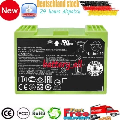 MARKENLOS Batteria per iRobot Roomba J7+ J7 Plus 7550 J7550 J755020 7150 J7150 J715020 ABL-D1