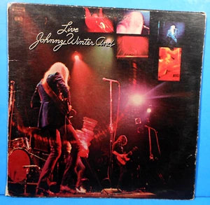 LIVE JOHNNY WINTER AND LP 1971 ORIGINAL RICK DERRINGER PLAYS GREAT! VG/VG!!B - Picture 1 of 7