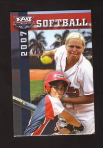Florida Atlantic Owls--2007 Softball Pocket Schedule - Picture 1 of 1
