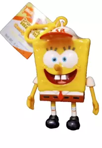 Bolso Clip Bob Esponja Jugador de Béisbol NickCandy De Colección 5" 2003 Sellado -Viacom - Imagen 1 de 4
