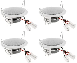 4 x Einbaulautsprecher Decken Lautsprecher weiß Ø 106mm 45 Watt 8 Ohm 21402 - Bild 1 von 6