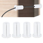 4PCS Ethernet Cable Grommet 1inch Rubber Cable Wall Pass Through Grommet White☯