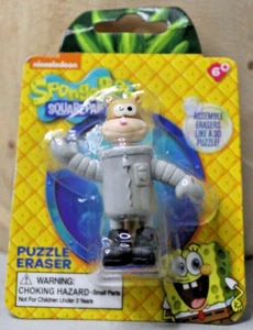 Nickelodeon SpongeBob Sandy Cheeks Puzzle Eraser Kids School Sealed - Picture 1 of 3