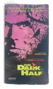 The Dark Half (1993) VHS + Box Protector RARE Horror George Romero Classic VGC - Picture 1 of 5