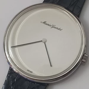 RELOJ SUIZO DE CUERDA MANUAL 3259 MODELO MAURICE GUERDAT AÑOS 70 47 MM DE GRAN TAMAÑO - Imagen 1 de 14
