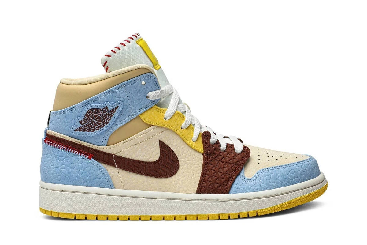 エアージョーダン1ミッドSEフィアレス　メゾンシャトールージュ Maison Chateau Rouge x Air Jordan 1 SE Mid Fearless for Sale