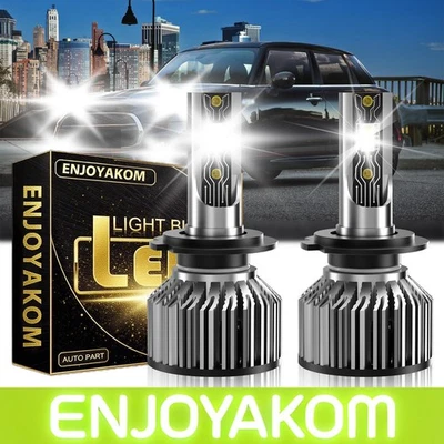 Kit de 4 bombillas LED luces altas bajas blanco frío para Mini Cooper 2002-2007 Foto 1 de 4