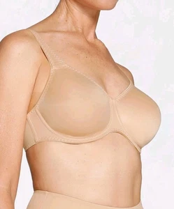 *New* INTIMO Everyday Full Soft Cup Bra SIZE 42F Honey Beige BNWT 20F - Picture 1 of 8