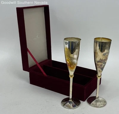 Dos flautas de champán Silver Treasures Foto 1 de 4