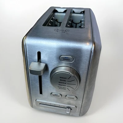 Cuisinart CPT-620 2-Slice Custom Select Toaster Stainless Steel Defrost Tested - Image 1 of 4