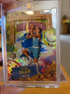 2024-25 Topps Finest Tidjane Salaun Showstoppers 31/99 Blue Die-Cut RC Refractor - Bild 1 von 2