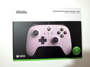 Xbox - Ultimate 'Pink' Wired Controller (8BitDo) 'New' - Picture 1 of 2