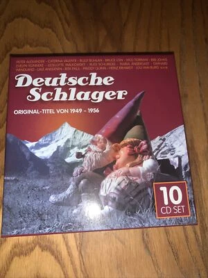 MUSIK-CD-BOX - Deutsche Schlager - Original-Titel von 1949-1956 - 10 CDs Foto 1 de 3