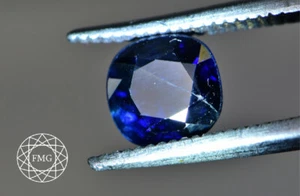 Saphir bleu 1.63ct top color Sri lanka Ceylan Sapphire 100% Natural (heat only) - Picture 1 of 10