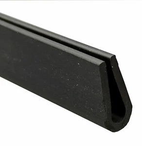  Barra de fregado protección de bordes junta de goma borde en U tiras de borde negro / gris - Imagen 1 de 7