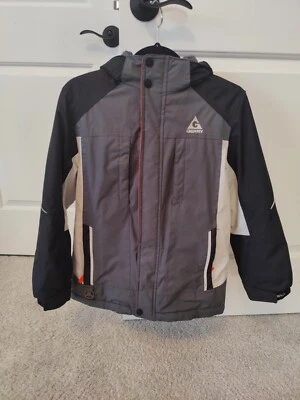 Abrigo Gerry para niños talla 10-12 gris/naranja/negro Foto 1 de 4