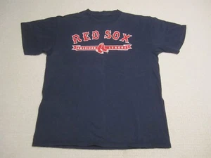 Boston Red Sox Shirt Adult Small Blue MLB Baseball Athletic Short Sleeve Mens - Picture 1 of 7