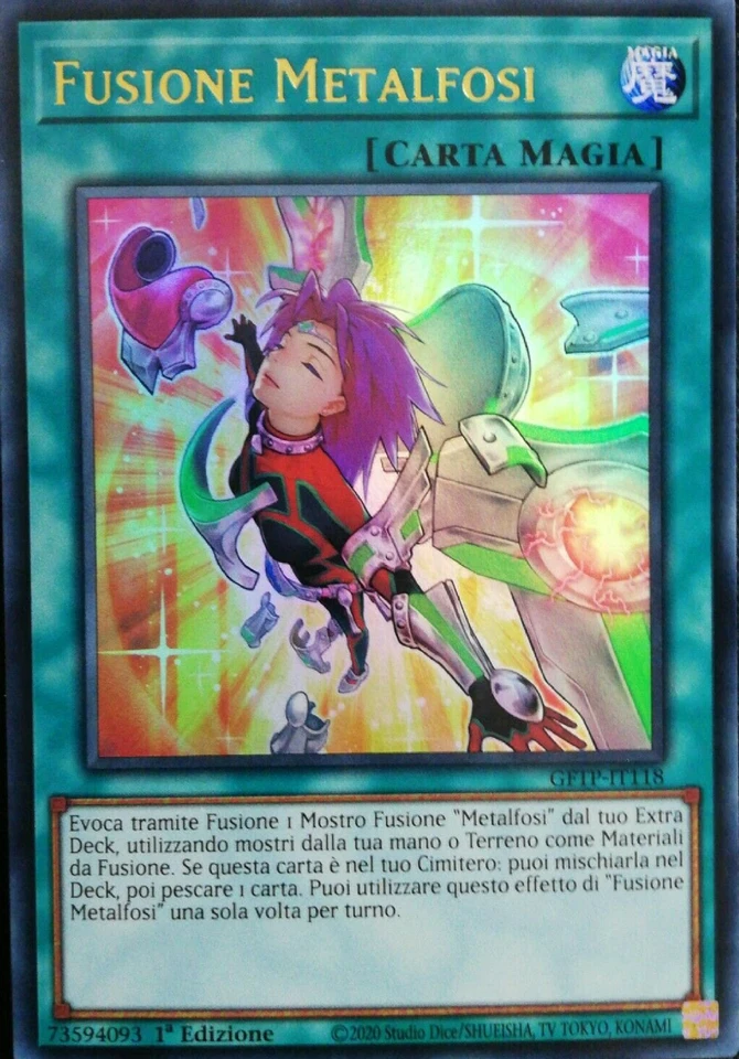 YU-GI-OH! GFTP-IT118  Fusione Metalfosi   ultra rara 1°ed. ita yugioh - Immagine 1 di 1
