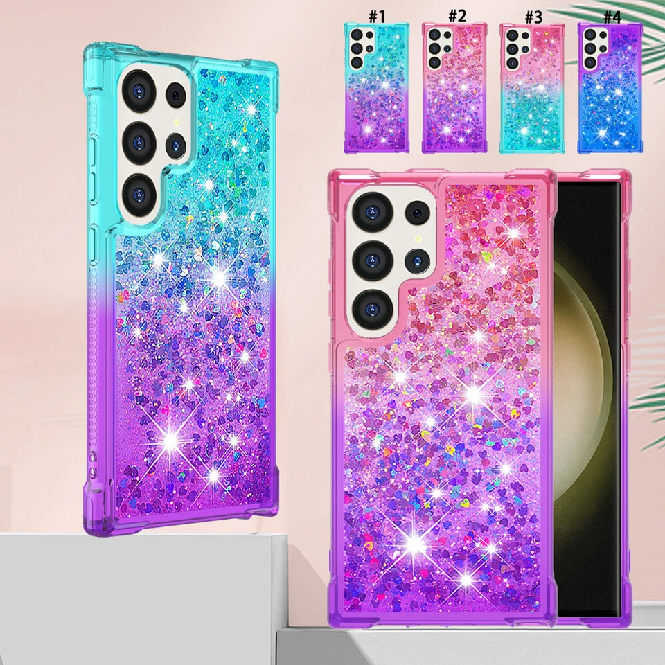 Модный градиент блестящий термополиуретановый чехол для телефона Samsung S25 Ultra S24 FE S22 S21 S20 - Изображение 1 из 1