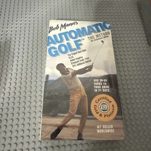 BRAND NEW Bob Mann's Automatic Golf The Specialty Shots VHS Video Tape 1987 - Picture 1 of 7