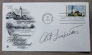 Art Linkletter Signed 1970 Maine Statehood FDC envelope "People Are Funny" COA - Picture 1 of 1
