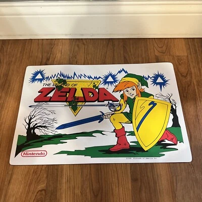 Zelda 1989 Nintendo Placemat  Retro Vintage - Image 1 of 4