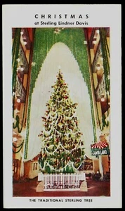 STERLING LINDNER DAVIS Christmas Tree Postcard - ca. 1930s - Picture 1 of 2