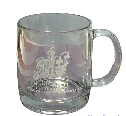 Seattle Supersonics 1995-1996 Season Ticket Holders Party Cup Nate McMillian Cover