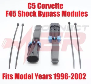 F45 Shock Absorber Bypass Modules (2) 1996-2002 Chevrolet Corvette C5 - Picture 1 of 1