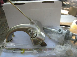 Price Pfister 45-BPXK Centerset Bath Faucet, 3-Hole, Brushed Ni & Brass W/Popup - Picture 1 of 3
