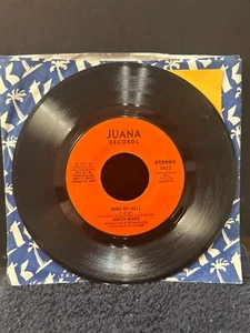 ANITA WARD-Original #1 HIT 45-"Ring My Bell"-NM-Juana Records-1979 - Imagen 1 de 1