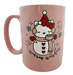 Sanrio HELLO KITTY Warm Wishes Pink Mug 17oz New - Picture 1 of 3