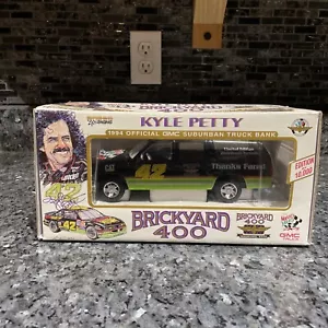 Vintage Kyle Petty 1994 Official GMC Suburban Truck Bank Inaugural Brickyard 400 - Picture 1 of 13