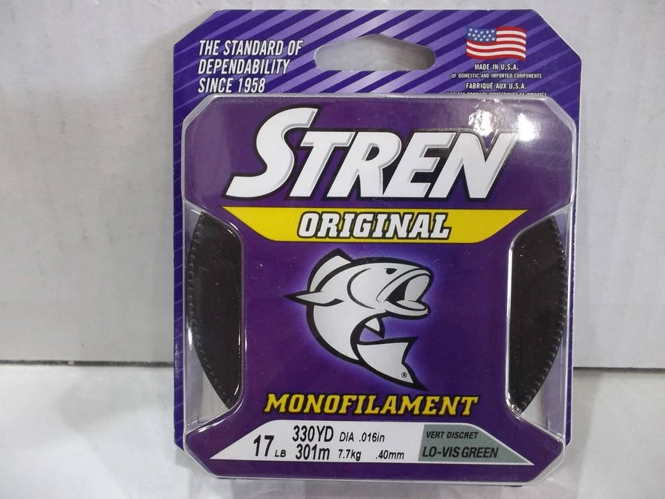 Stren Original Monofilament fishing line green color 330 yards Choose weight! - Image 1 of 1