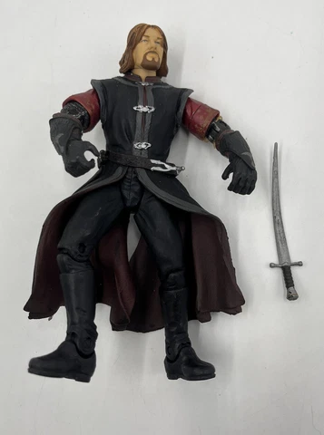 Lord of the Rings Marvel 2001 Boromir 6.5" Action Figure LOTR Cover