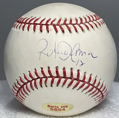 HOF Roberto Alomar Autographed Signed Baseball Toronto PSA #K51106 With UV Cube - Image 1 of 4