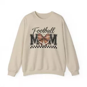 Football Mom, Game Day Football Crewneck Sweatshirt - Picture 1 of 5
