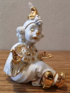 Limoges Collezione RG Clown With Swarovski Crystal Porcelain 7" H x 6" W - Picture 1 of 10