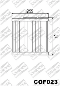 COF023 Filtro Aceite CHAMPION Kawasaki KL650 2008 2009 2010 2011 2012 2013 2014 - Imagen 1 de 1