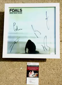 FOHLEN Band SIGNIERT + GERAHMT 11x11 Promo Poster JSA COA Was ging runter - Bild 1 von 2