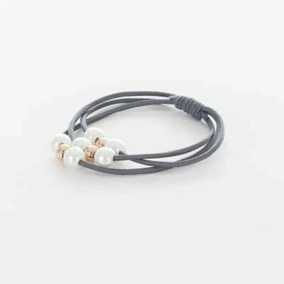 5 piezas banda para el cabello para mujeres corbatas cola de caballo soporte cuerda anillo elástico niñas niños diadema Foto 1 de 4